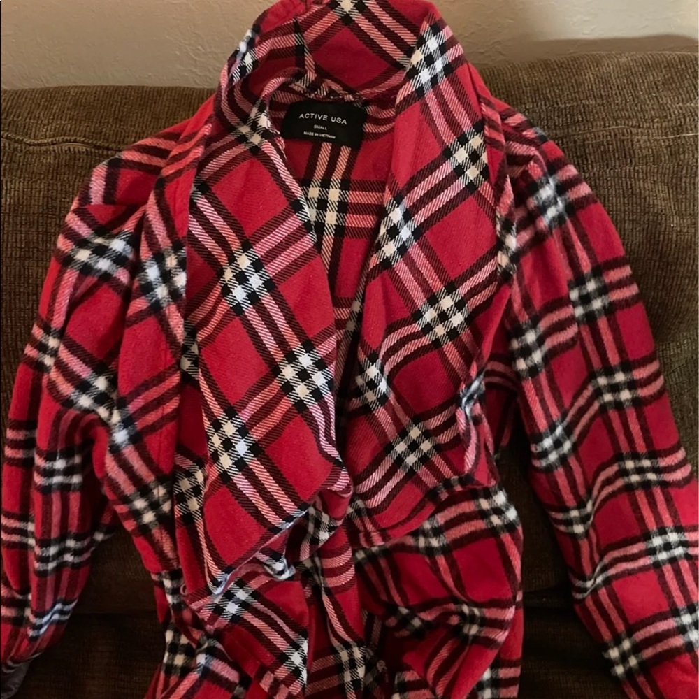 Women’s plaid coat